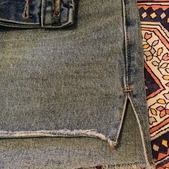 NWT Amuse Society Shoreline Denim Woven Short Size 27 - Picture 4 of 8